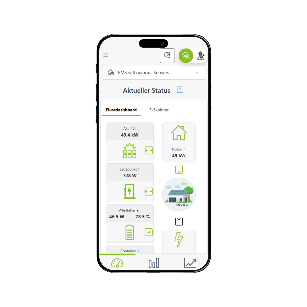 screenshot oberfläche mypg app